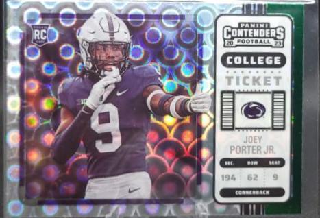 Joey Porter Jr. #244 2023 Panini Contenders Football