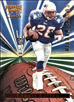 Curtis Martin #2 Football Cards 1996 Zenith Rookie Rising