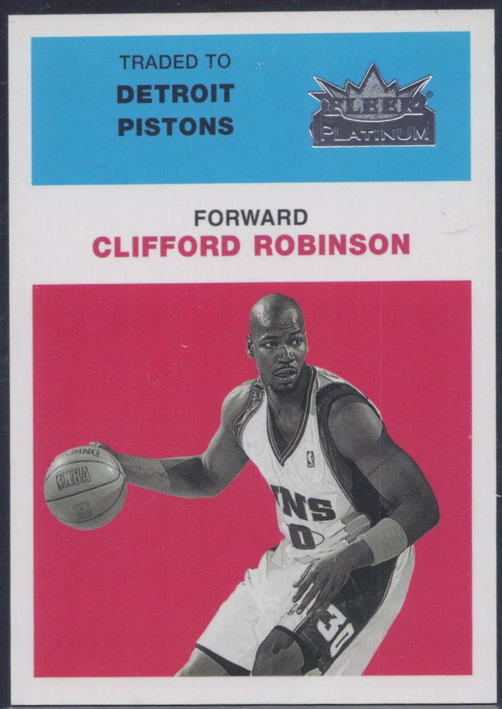 Clifford Robinson #139 2001-02 Fleer Platinum Basketball