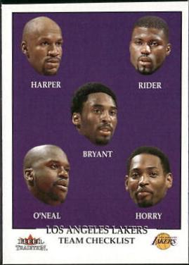 Los Angeles Lakers Checklist
