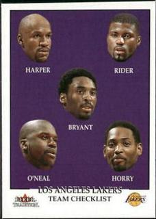 Los Angeles Lakers Checklist