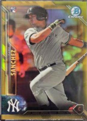 Gary Sanchez [Gold Refractor] #90