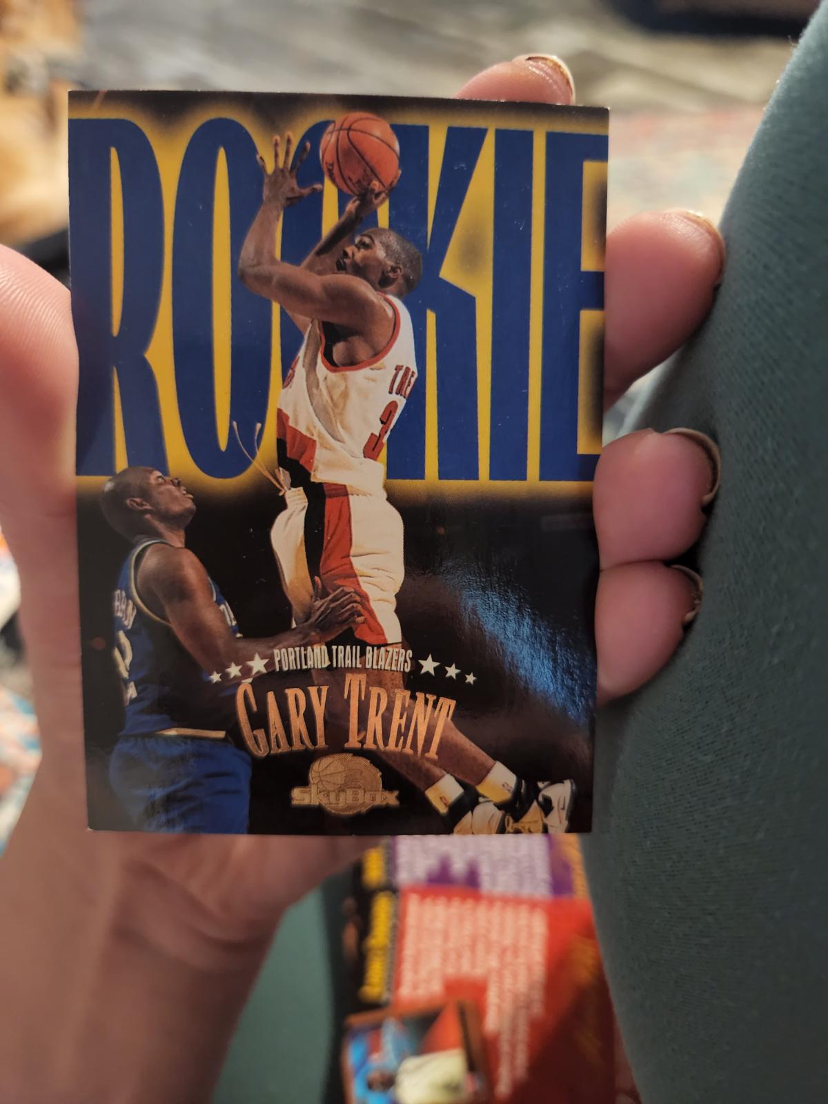 Gary Trent #240 Basketball Cards 1995 Skybox Premium
