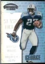 Eddie George #74 1999 Playoff Contenders Football