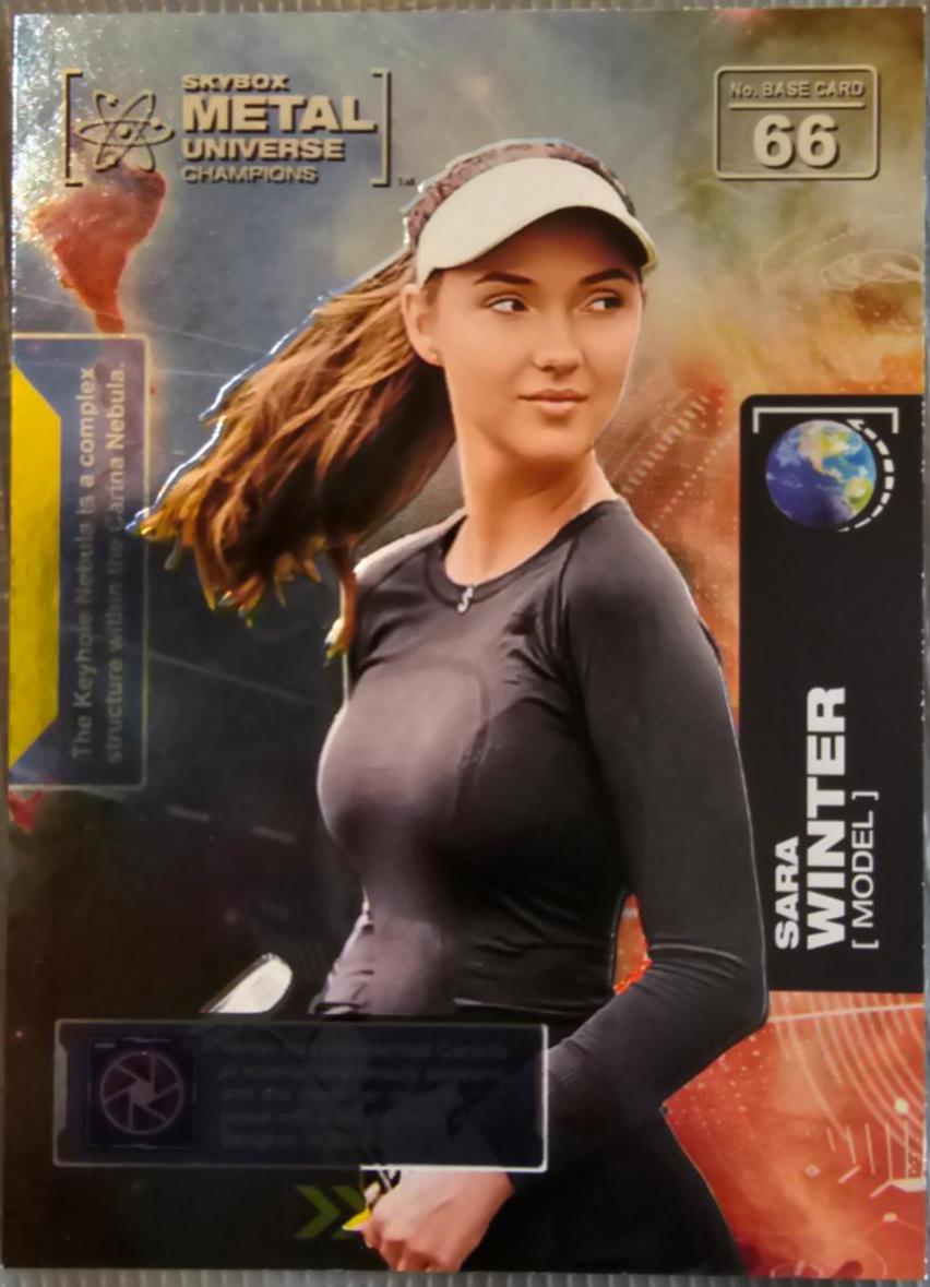Sara Wintet #66 2021 Skybox Metal Universe Champions Basketball