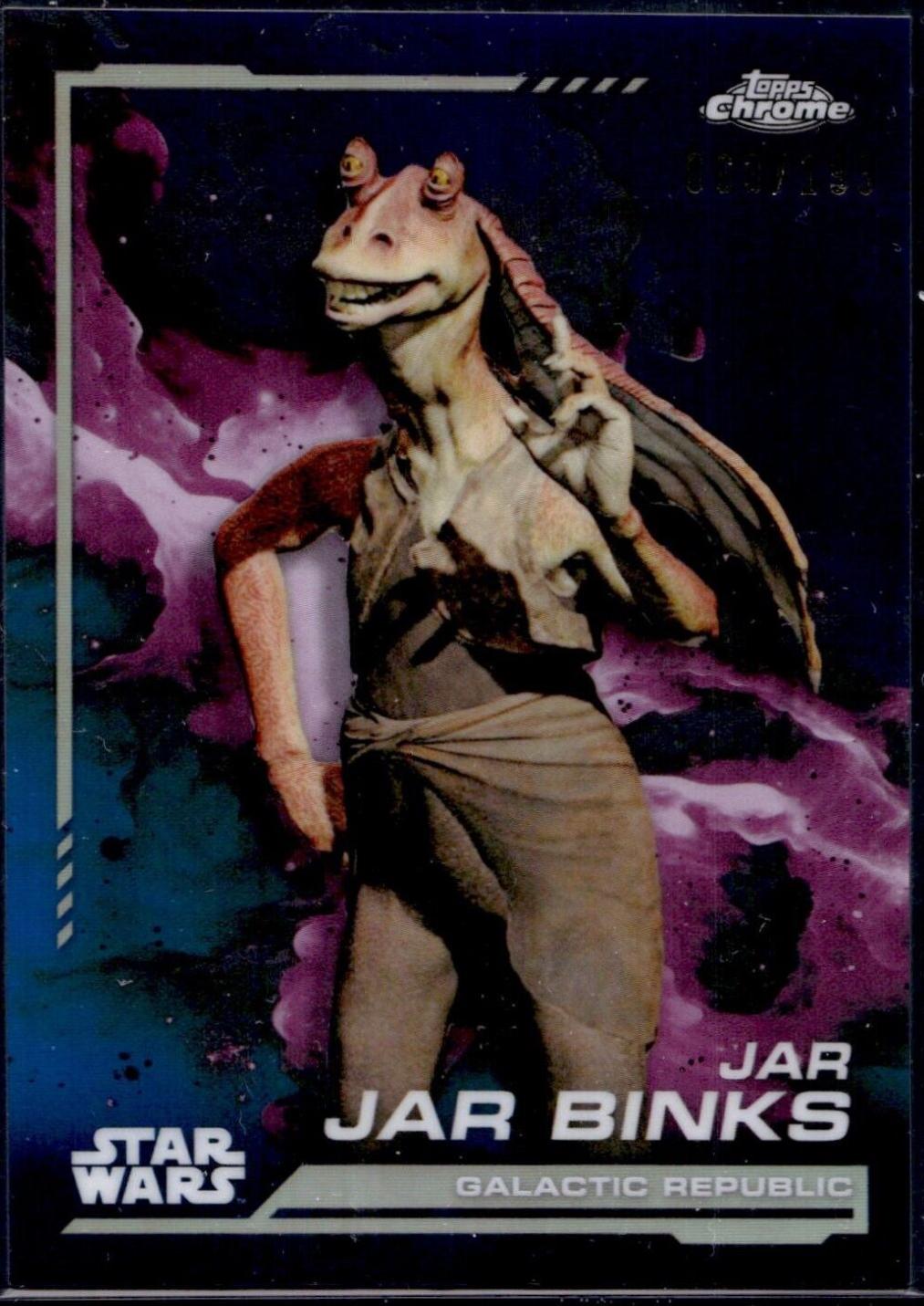 Jar Jar Binks #127 Star Wars 2024 Topps Chrome