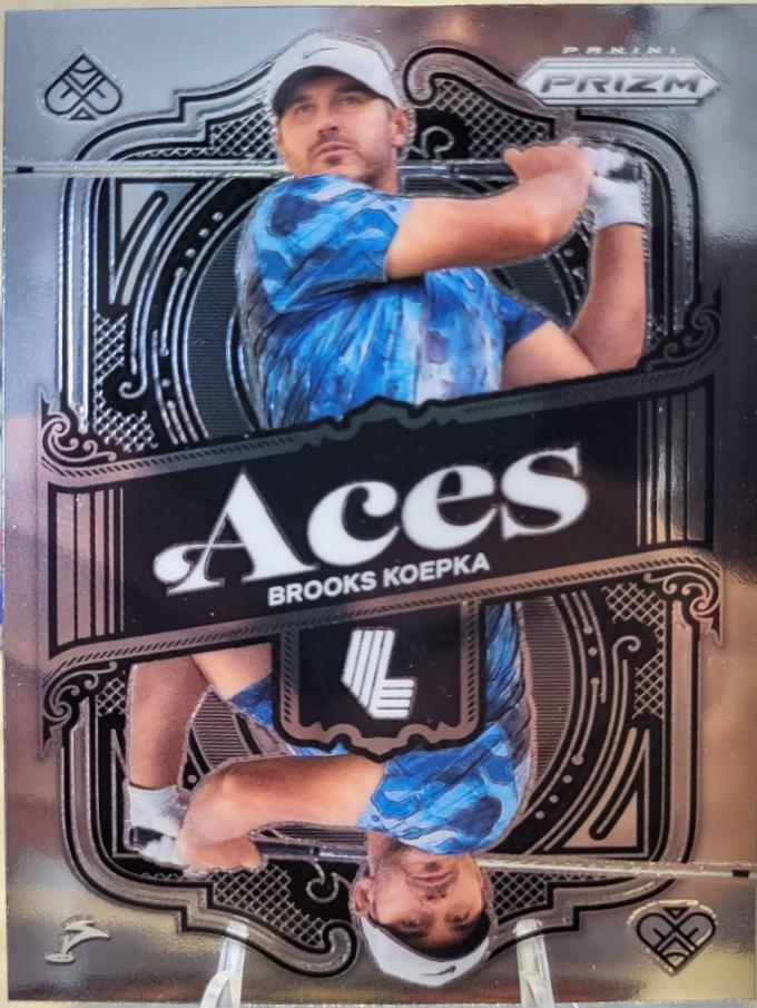 Brooks Koepka #5 Golf Cards 2024 Panini Prizm LIV Aces