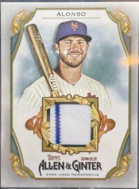 Pete Alonso #AGRB-PA Baseball Cards 2022 Topps Allen & Ginter Relics B
