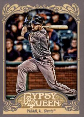 Angel Pagan #53 Baseball Cards 2012 Topps Gypsy Queen
