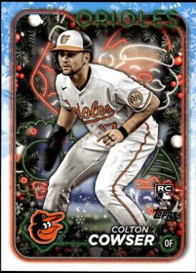 Colton Cowser #H170 Baseball Cards 2024 Topps Holiday