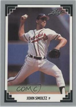 John Smoltz #27 Baseball Cards 1991 Leaf