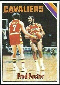 Fred Foster #29 Basketball Cards 1975 Topps