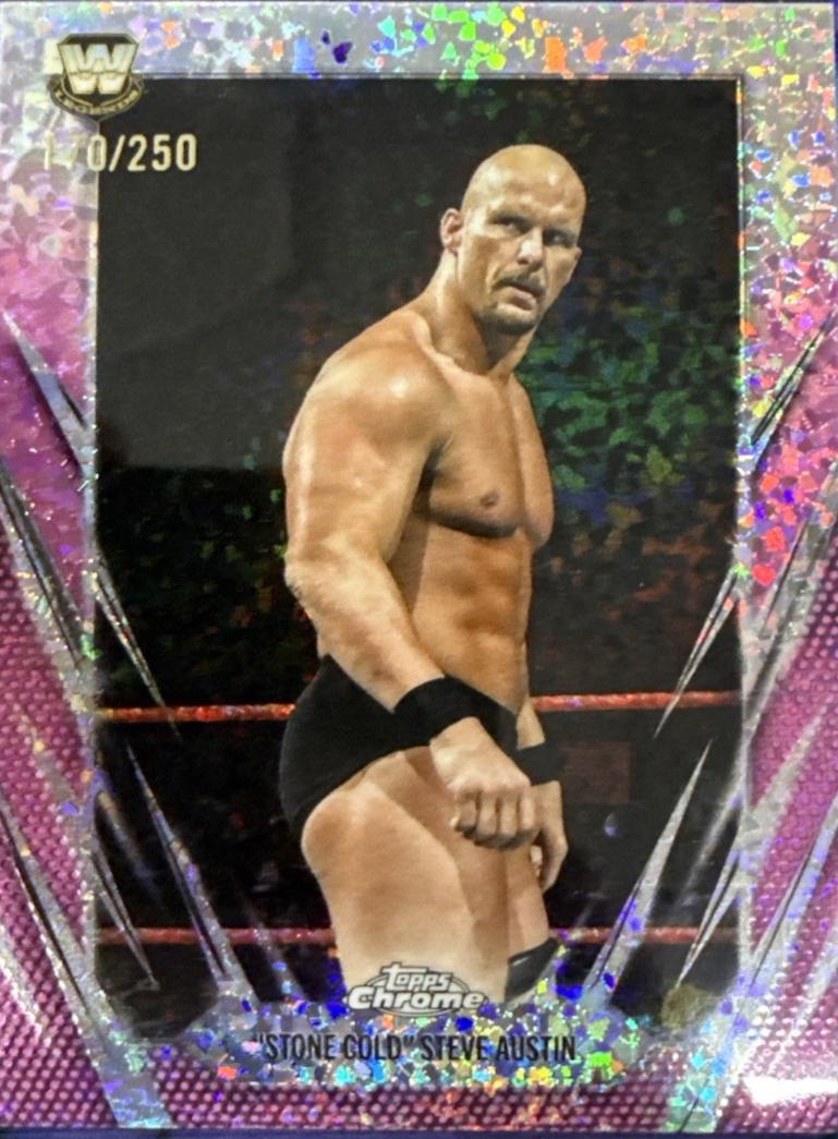 Stone Cold Steve Austin [Pink Mini Diamond Refractor] #7