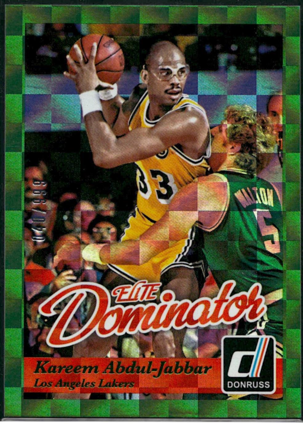 Kareem Abdul-Jabbar #48 Basketball Cards 2014 Panini Donruss Elite Dominators