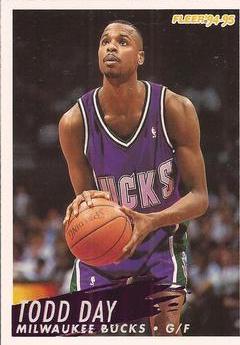 Todd Day #129 Basketball Cards 1994 Fleer