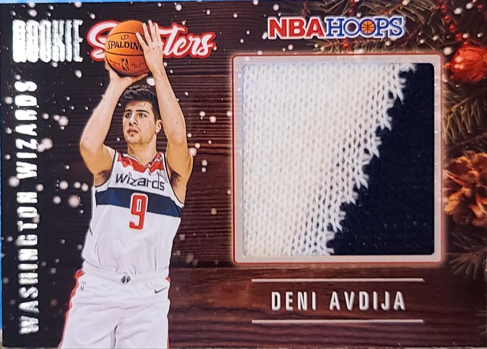 Deni Avdija #RSW-DEN Basketball Cards 2020 Panini Hoops Rookie Sweaters
