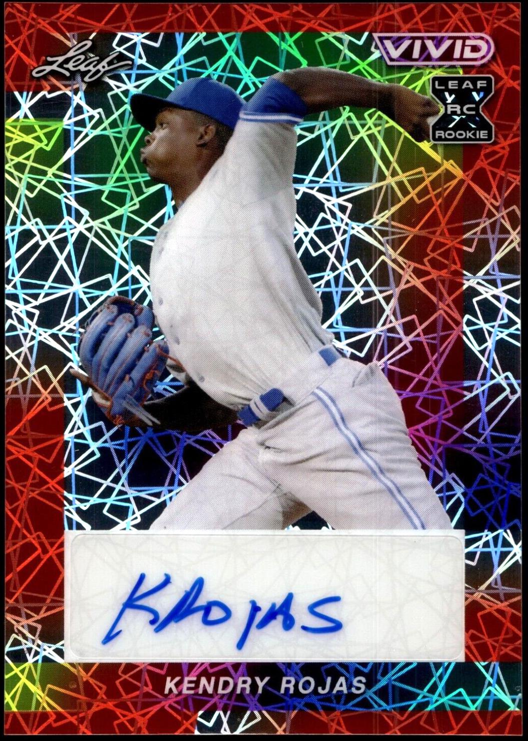 Kendry Rojas [Red Laser] #BA-KR1 Prices | 2023 Leaf Vivid Autograph ...