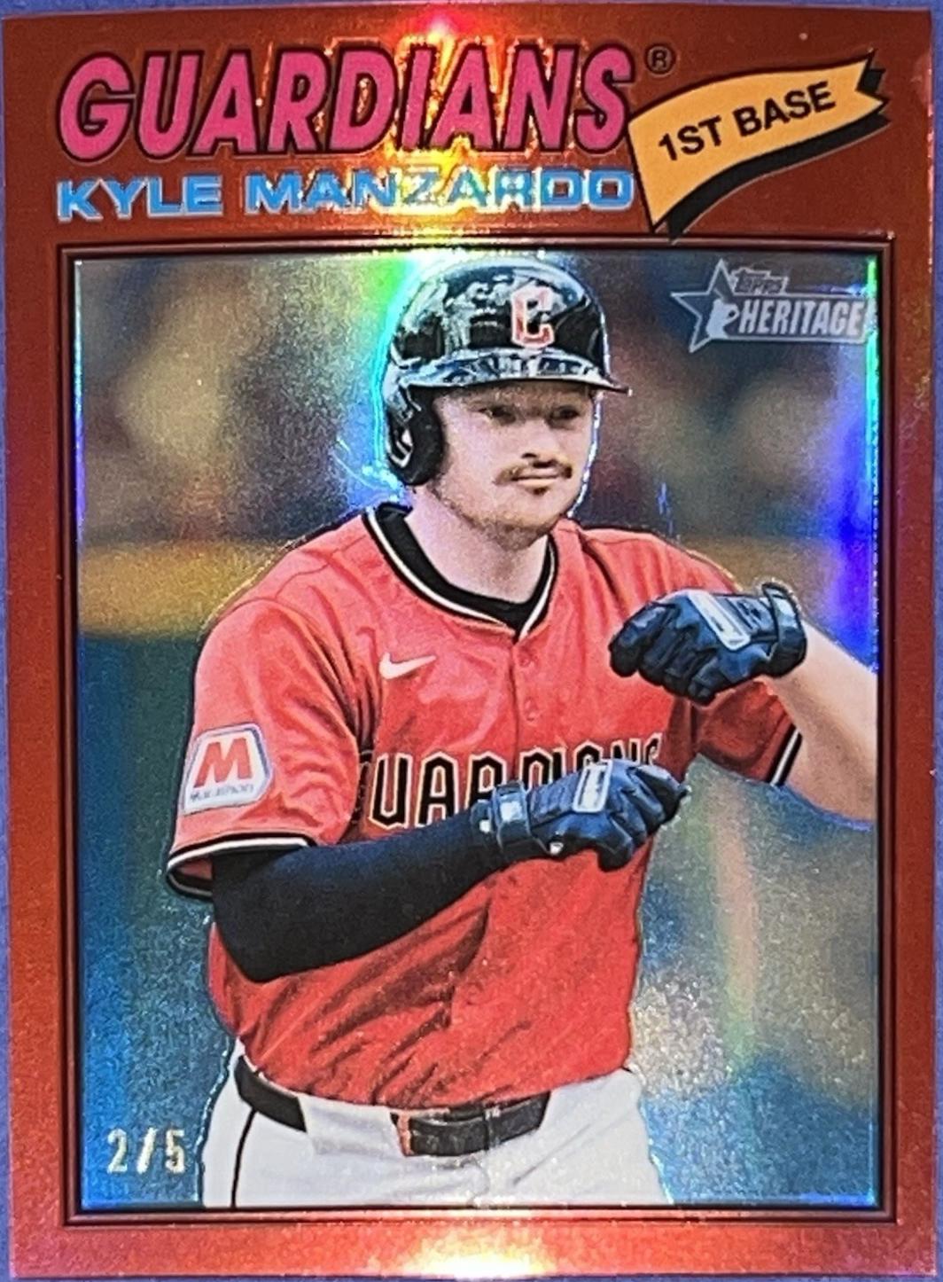 Kyle Manzardo [Red Bordered Chrome] #133