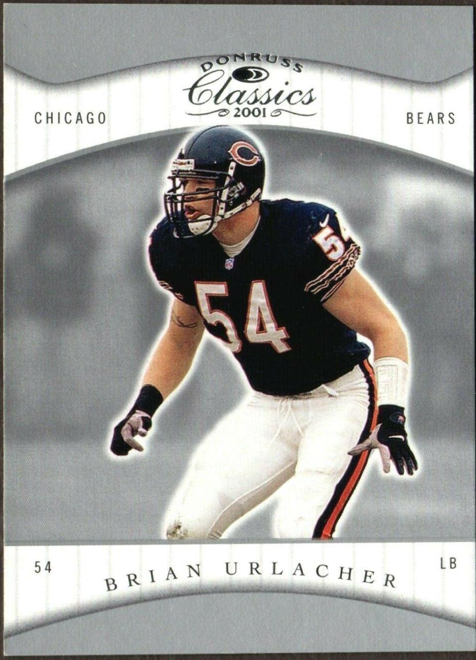Brian Urlacher #15 Football Cards 2001 Panini Donruss Classics