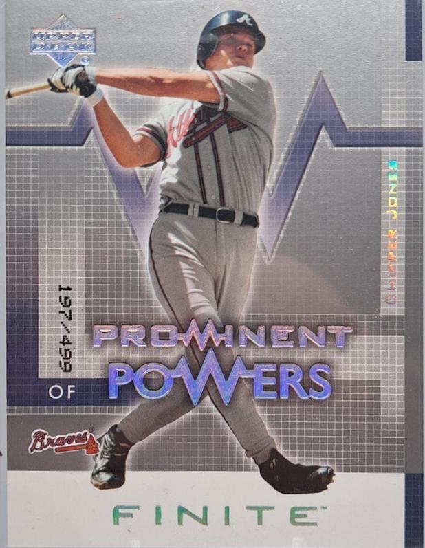 Chipper Jones #158 2003 Upper Deck Finite Baseball