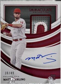 Matt Vierling [Patch Autograph Red] #139