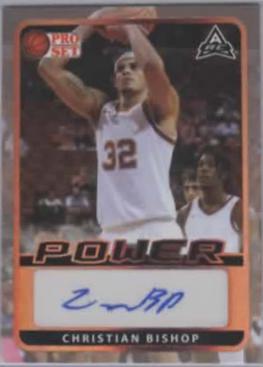 Christian Bishop #BA-CB2 2021 Pro Set Power Autograph Basketball