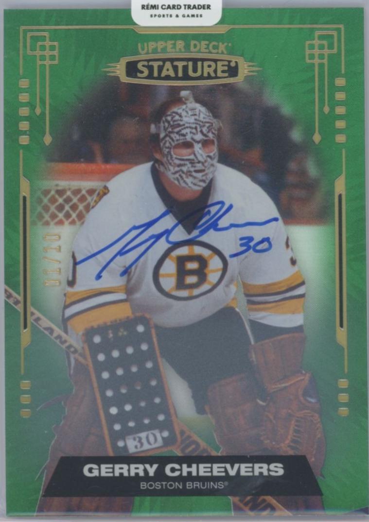 Gerry Cheevers [Photo Variant Autograph Green] #42