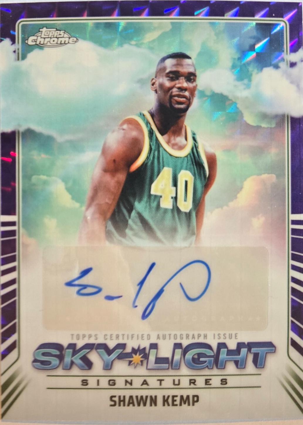2024 Shawn Kemp [Purple Geometric Refractor] #SLS-SK