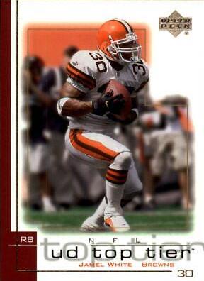 Jamel White #43 Football Cards 2001 Upper Deck Top Tier