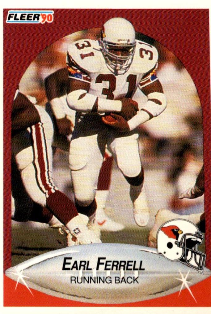Earl Ferrell #333 Football Cards 1990 Fleer