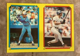 Andres Galarraga, Claudell Washington, Dale Murphy #79, 301, 18