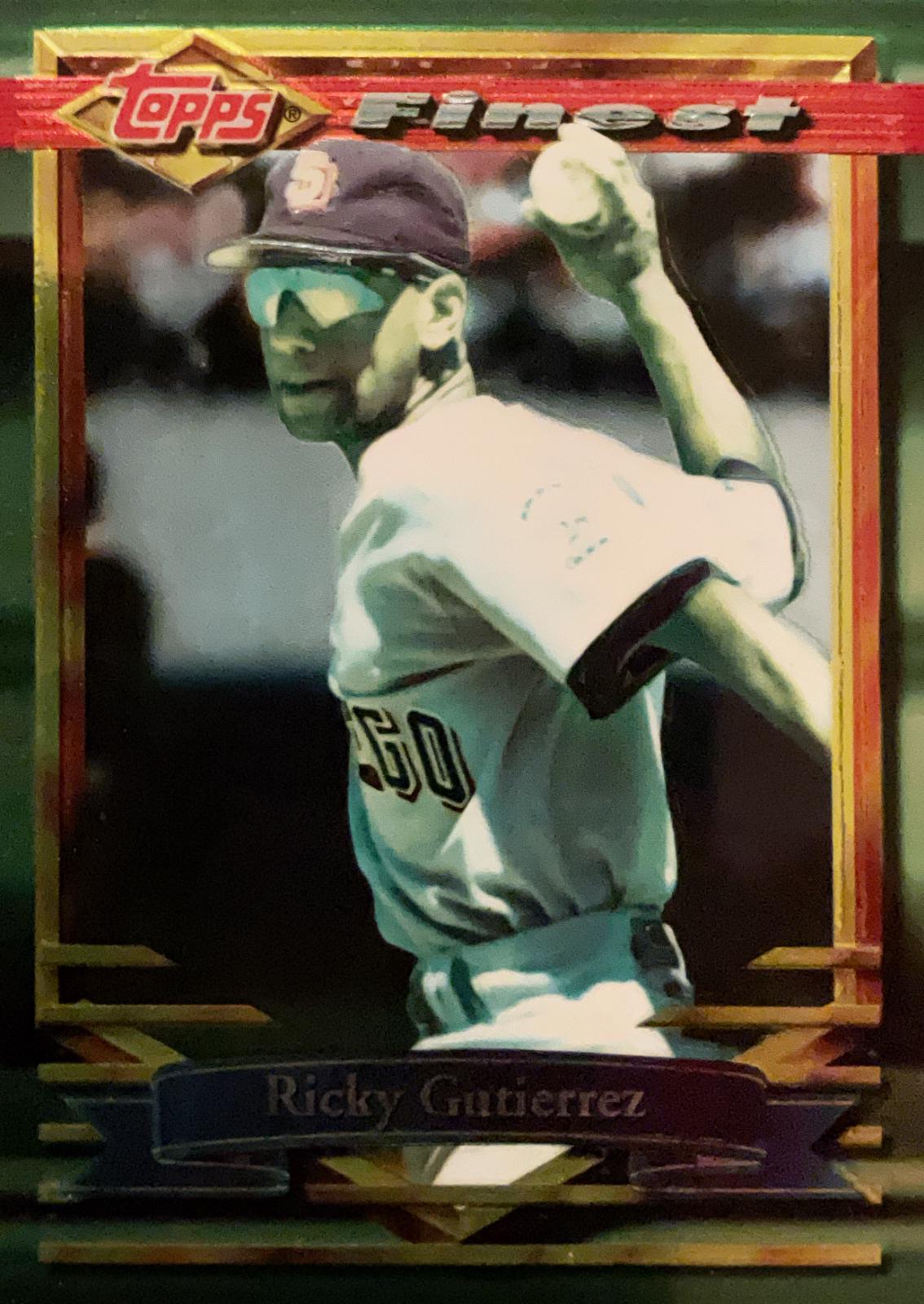 Ricky Gutierrez #53 Baseball Cards 1994 Finest
