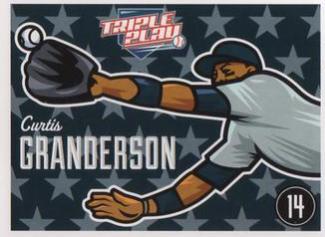 Curtis Granderson #56 Baseball Cards 2012 Panini Triple Play
