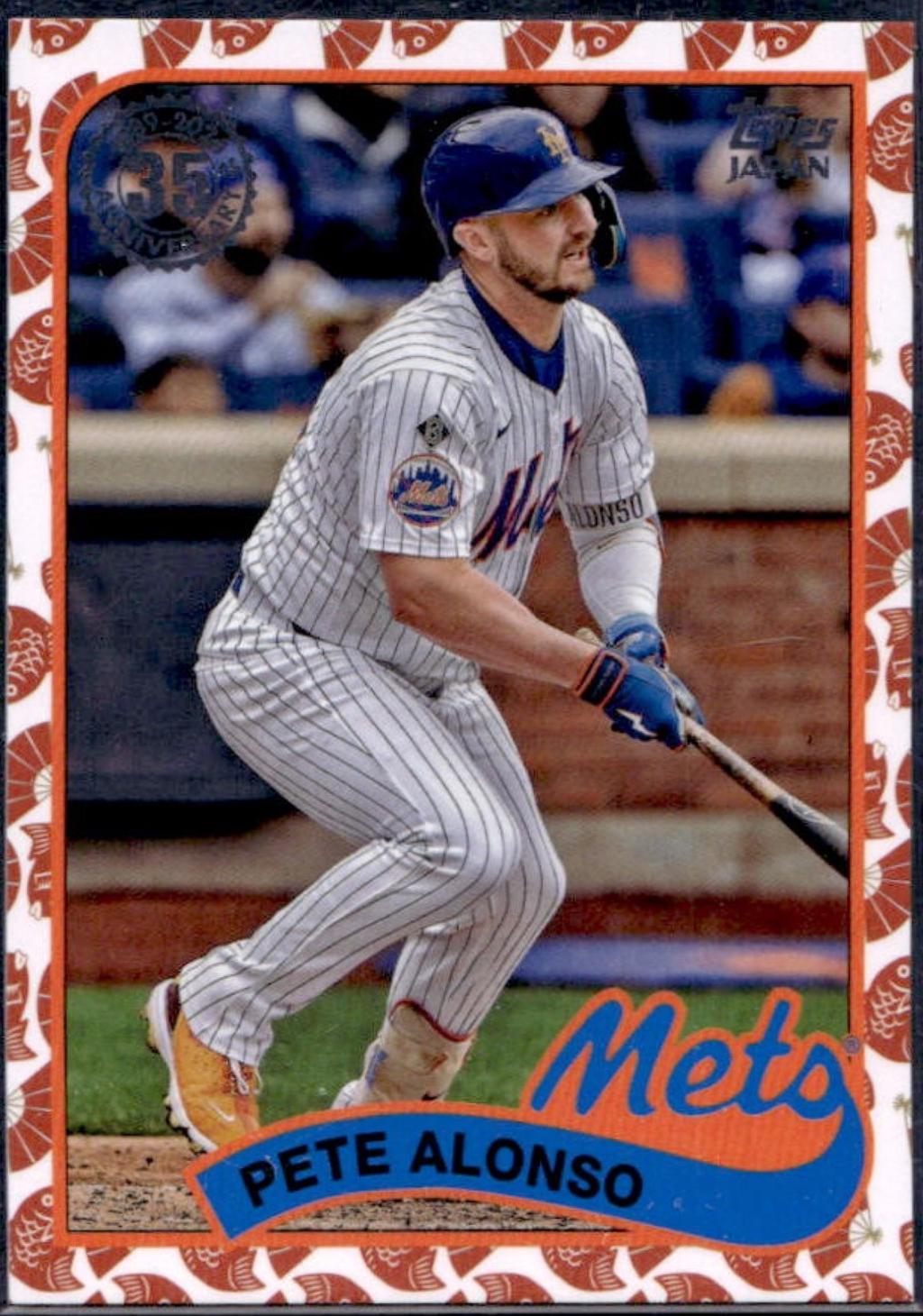 Pete Alonso #89J-9 2024 Topps Japan Edition 1989 Baseball