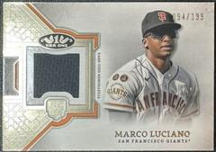 Marco Luciano #RR-ML Baseball Cards 2024 Topps Tier One Rookie Relic Prices