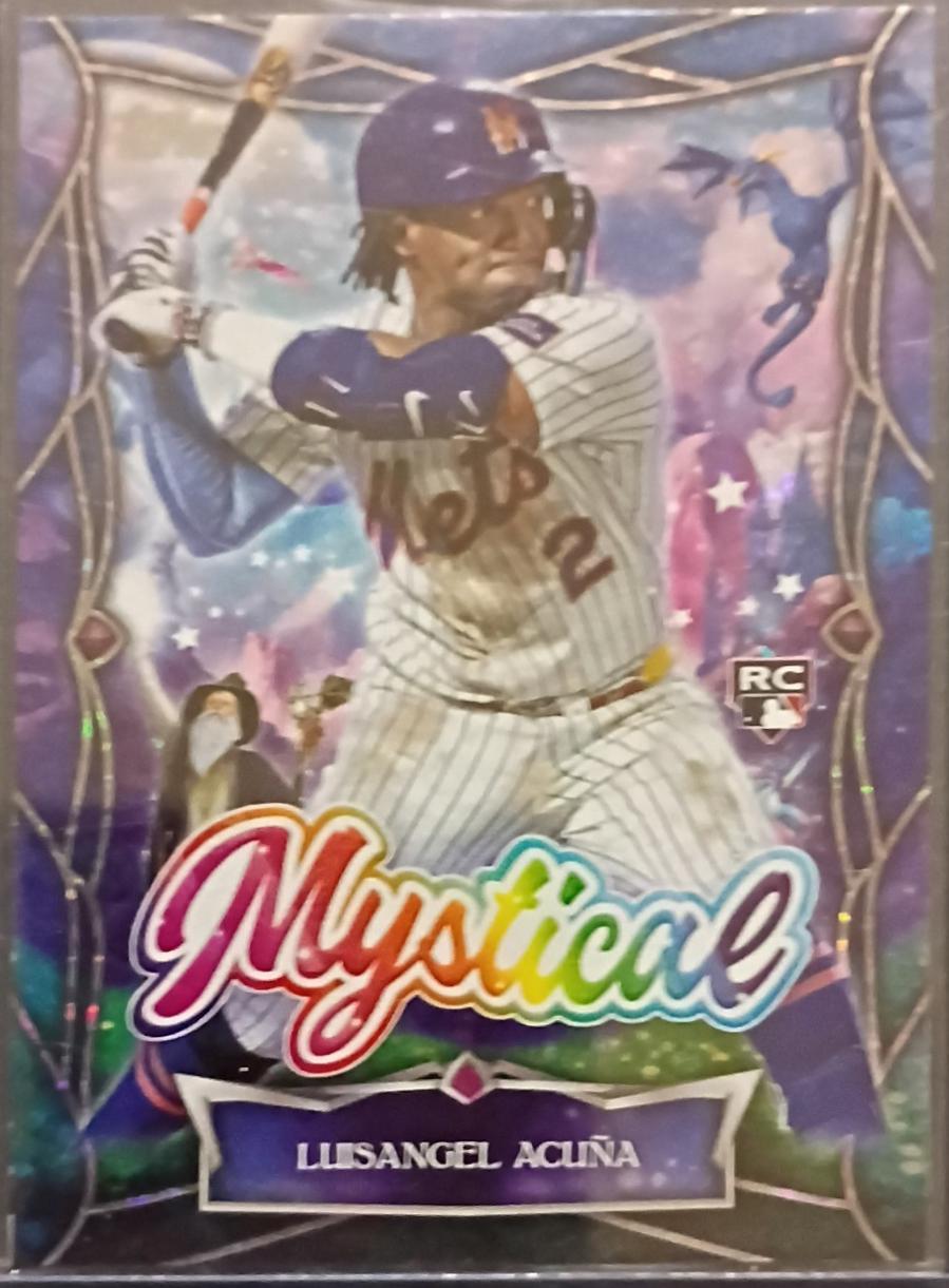 2025 Topps Update Mystical Luisangel Acuna [Pink] #MYS-4 card