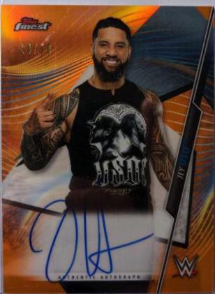 Jey Uso #A-JE Wrestling Cards 2020 Topps WWE Finest Autographs