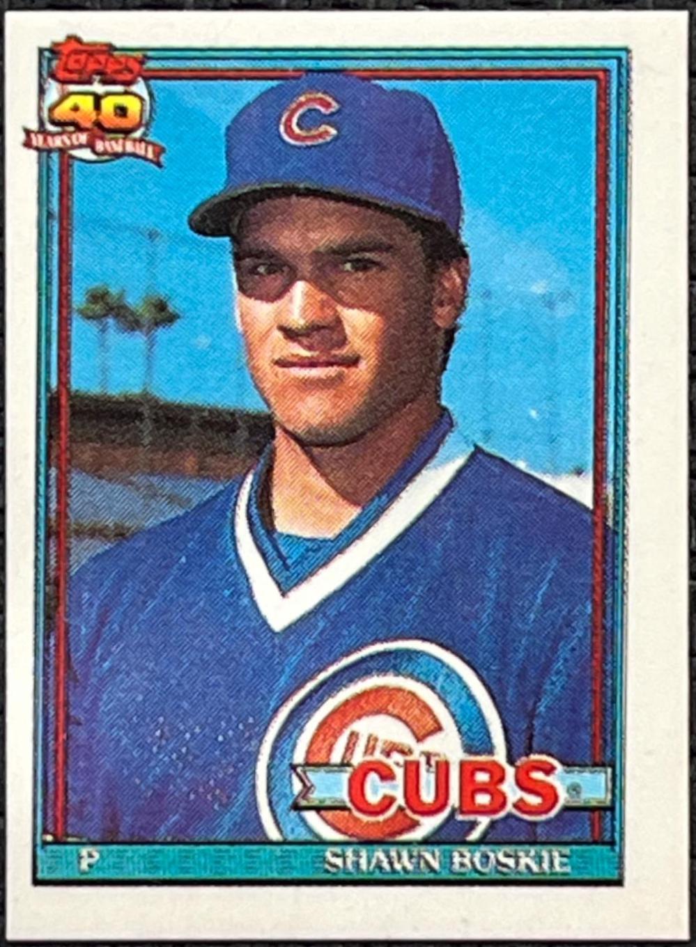 Shawn Boskie #254 Baseball Cards 1991 Topps Micro