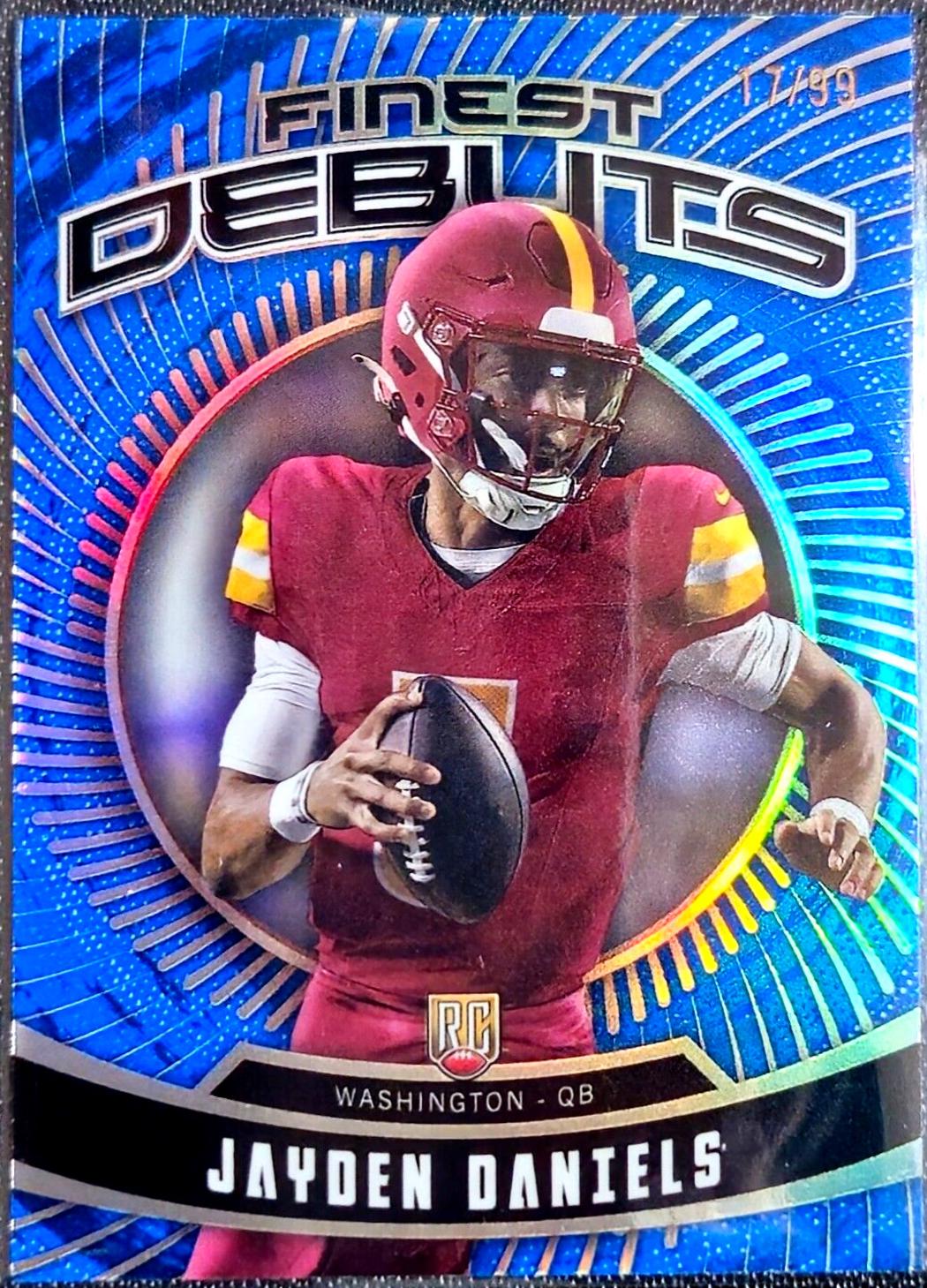 Jayden Daniels [Blue Refractor] #D-1