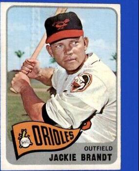 Jackie Brandt #33 Baseball Cards 1965 O Pee Chee