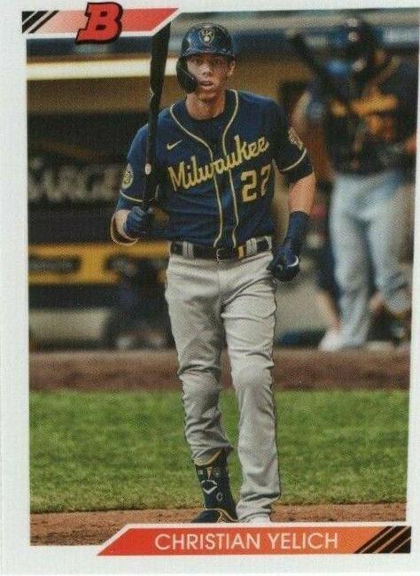 Christian Yelich #100 2020 Bowman Heritage Baseball