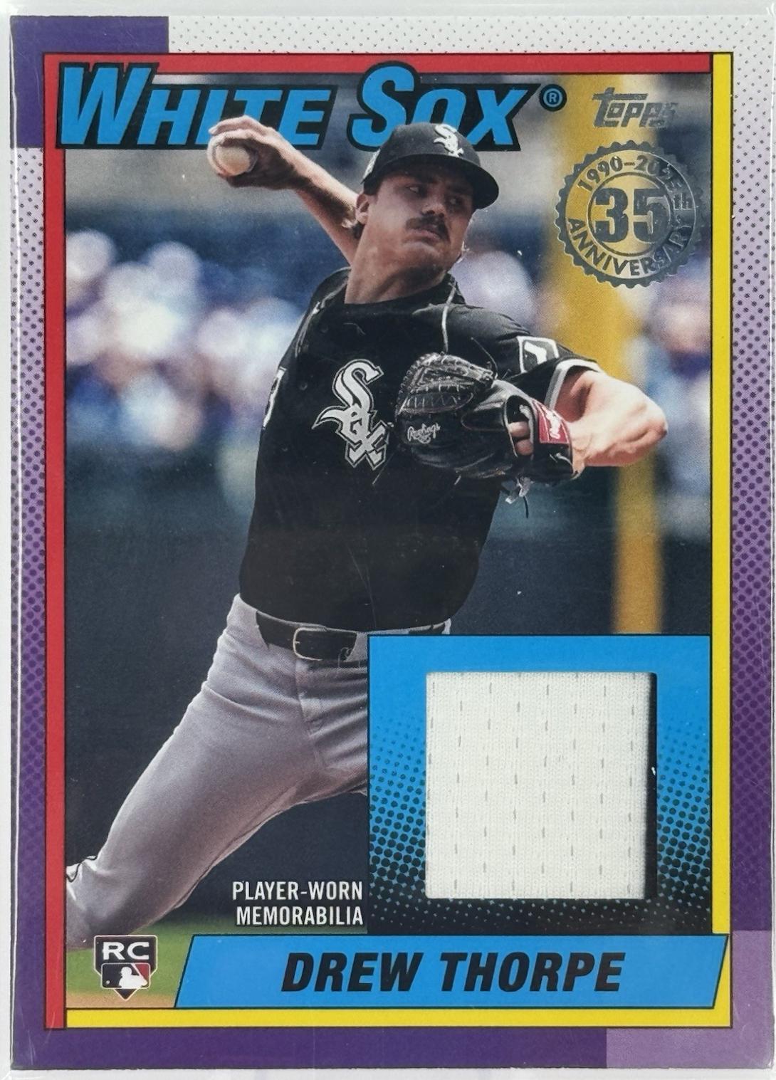 Drew Thorpe #90R2-DT 2025 Topps 1990 Relic Baseball