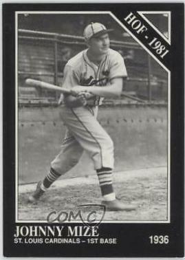 Johnny Mize #53 1991 Conlon Collection Baseball
