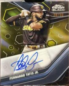 Fernando Tatis Jr. #CBA-FTJ Baseball Cards 2023 Topps Chrome Black Autographs