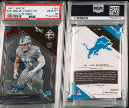 Malcolm Rodriguez [Autograph Ruby] #186