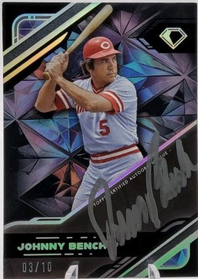 Johnny Bench [Silver Ink Black] #BPA-JB