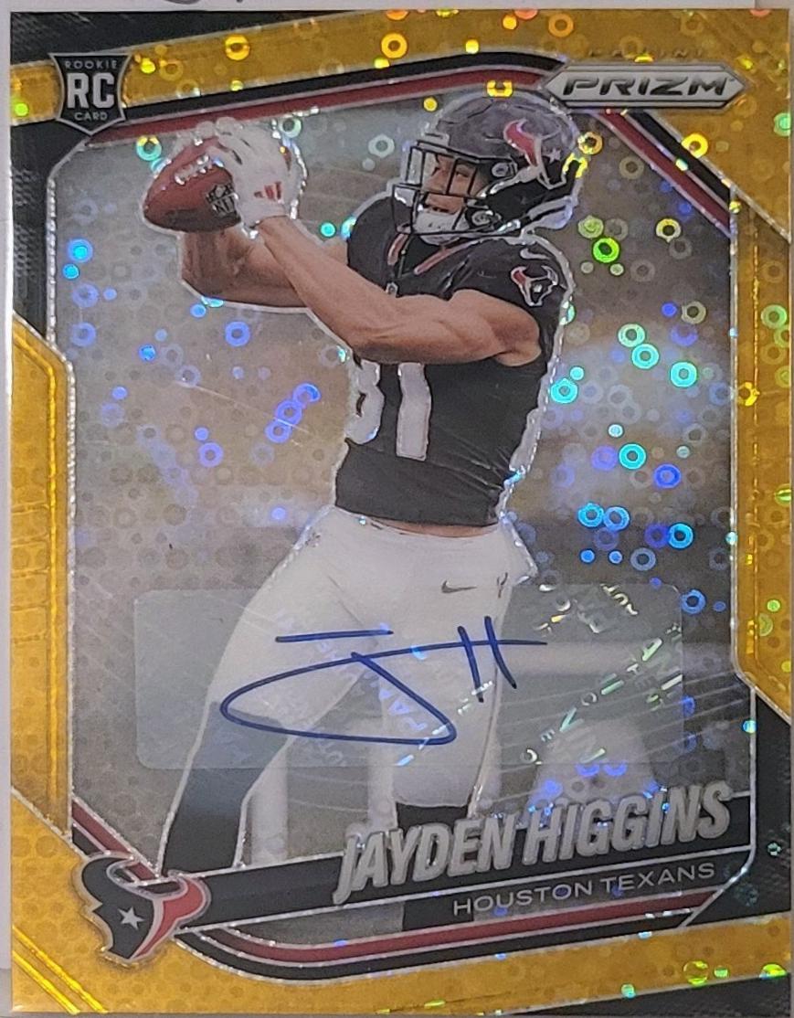 Jayden Higgins [Rookie Autograph Gold] #376