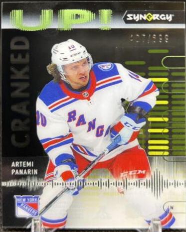Artemi Panarin #CU-AP Hockey Cards 2022 Upper Deck Synergy Cranked Up