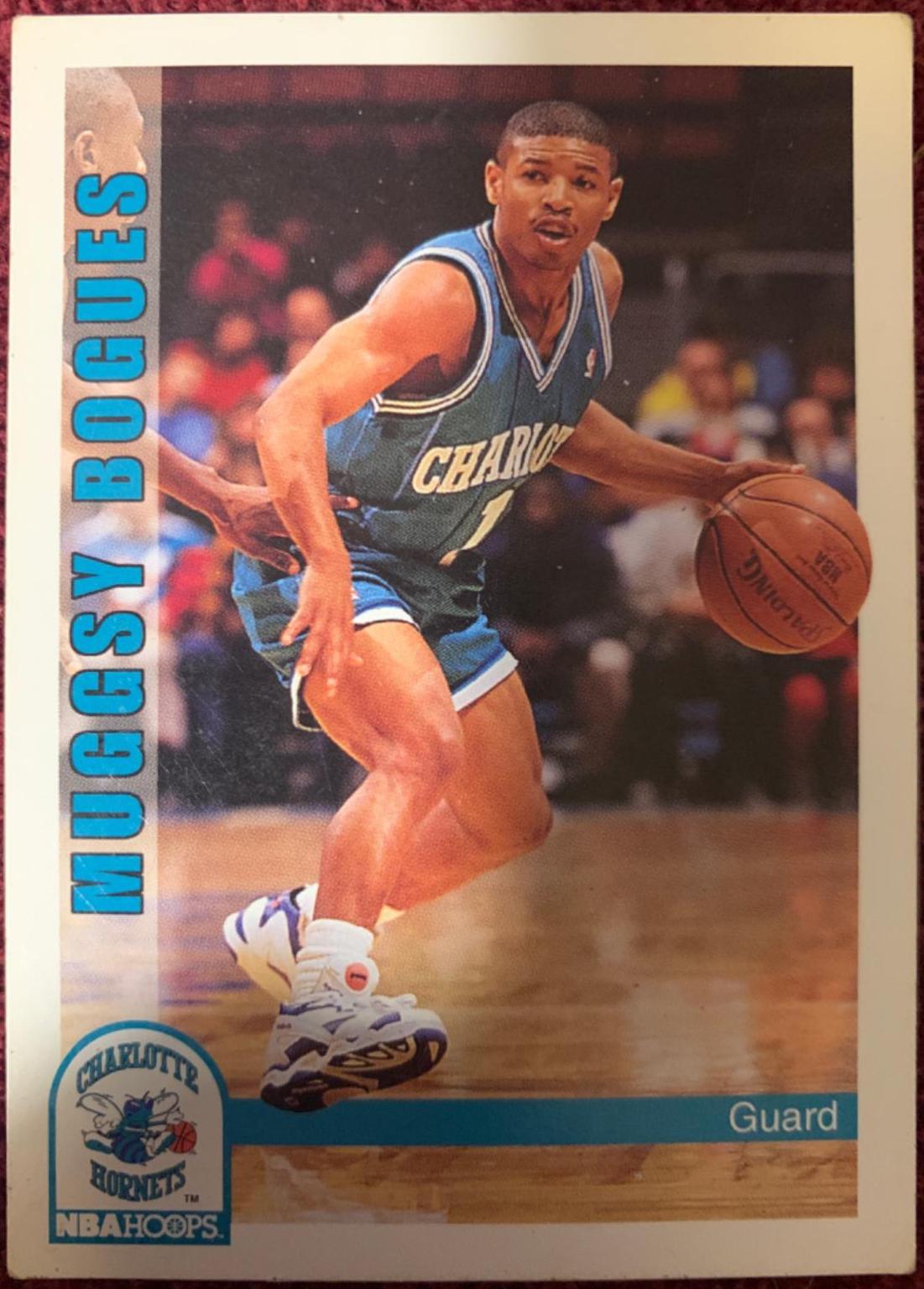 Muggsy Bogues #19 Basketball Cards 1992 Hoops