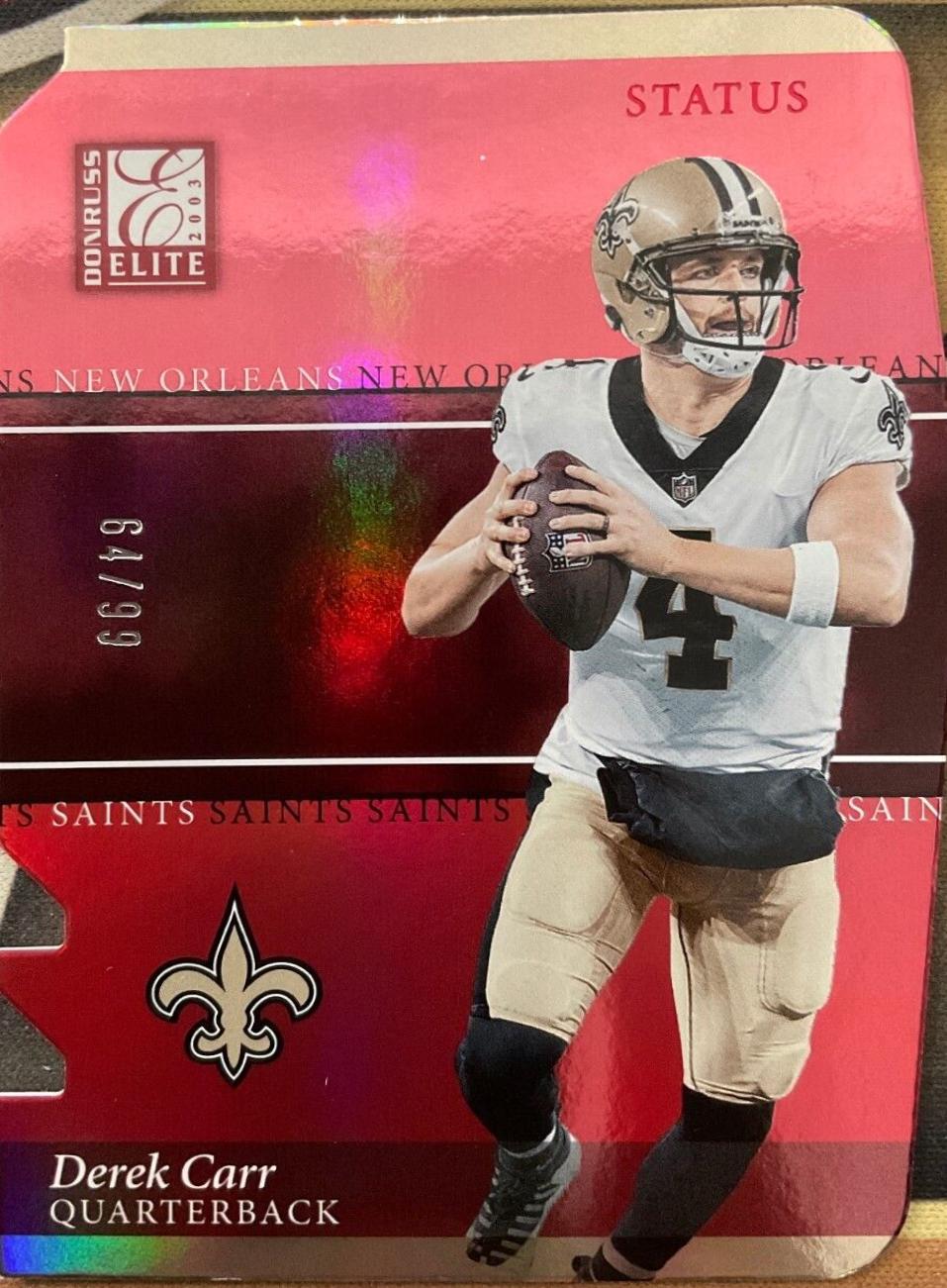 Derek Carr [Aspirations Die Cut] #34